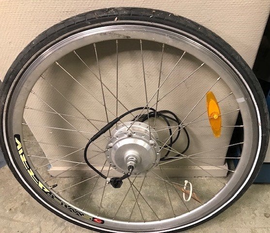 28 inch E-bike Wiel+Voormotor, 3 pins 250W, Ophalen of Verzenden, Waterdicht, Nieuw