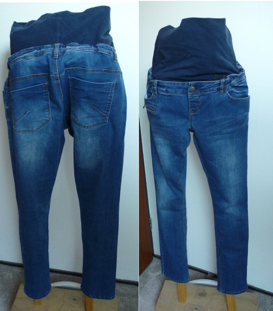 Positiebroek maat 40 broek / jeans, Maat 38/40 (M), Blauw, Ophalen of Verzenden, Gedragen
