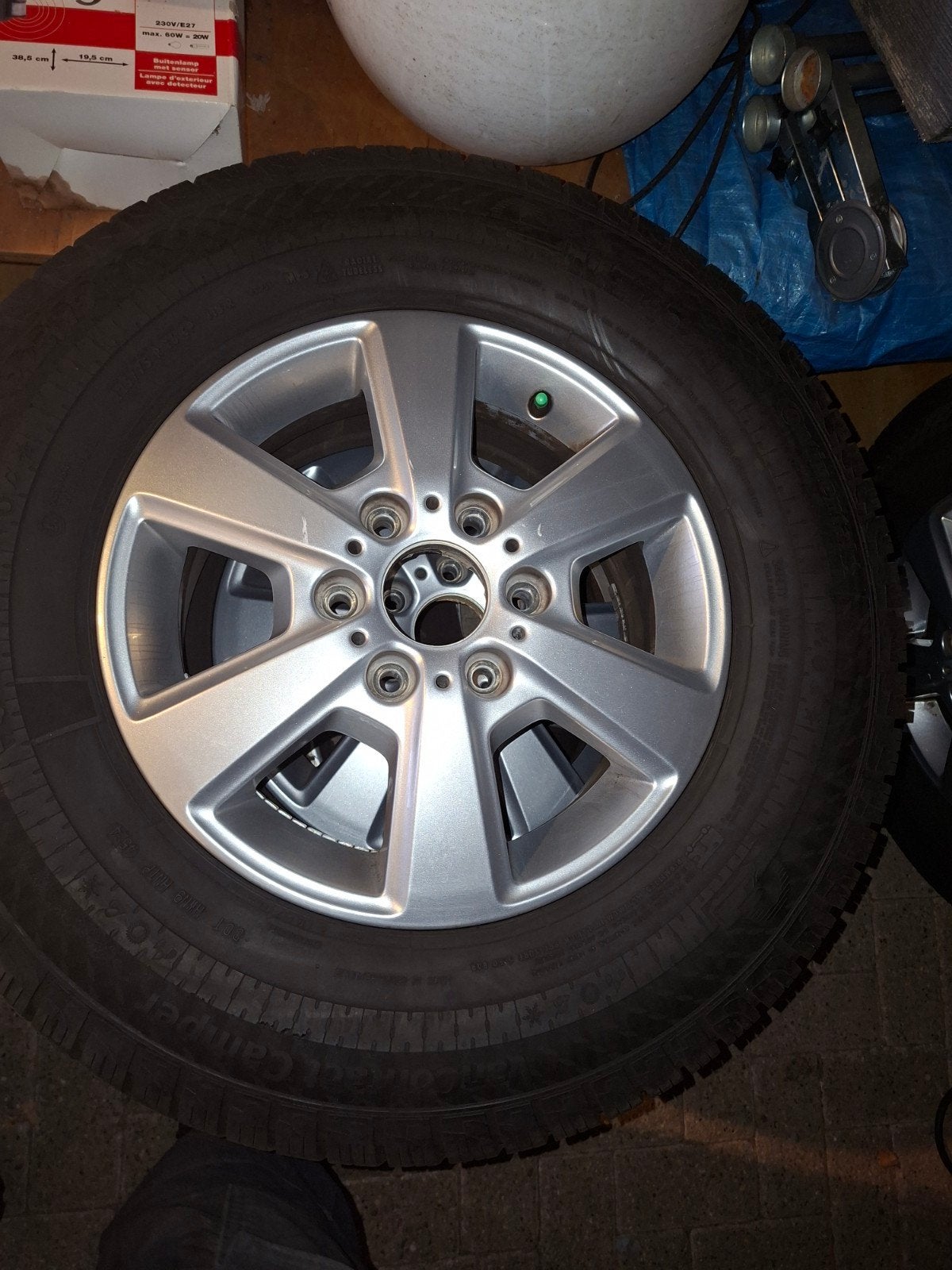 6 stuks alu velgen  voor een camper en 4 stalen velg., Auto-onderdelen, Banden en Velgen, Ophalen, Gebruikt, 16 inch, Banden en Velgen