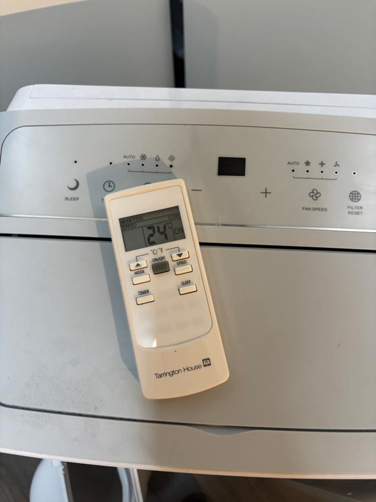 Tarrington House Mobiele Airco MAC2540C met Afstandsbedienin, Witgoed en Apparatuur, Minder dan 60 m³, 3 snelheden of meer, Ophalen of Verzenden