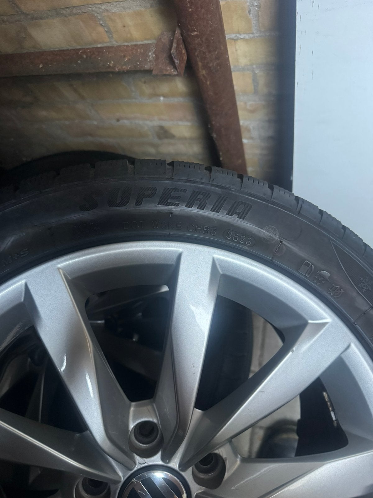 Winterbanden 5x112 op 17inch velgen, Ophalen, Zo goed als nieuw