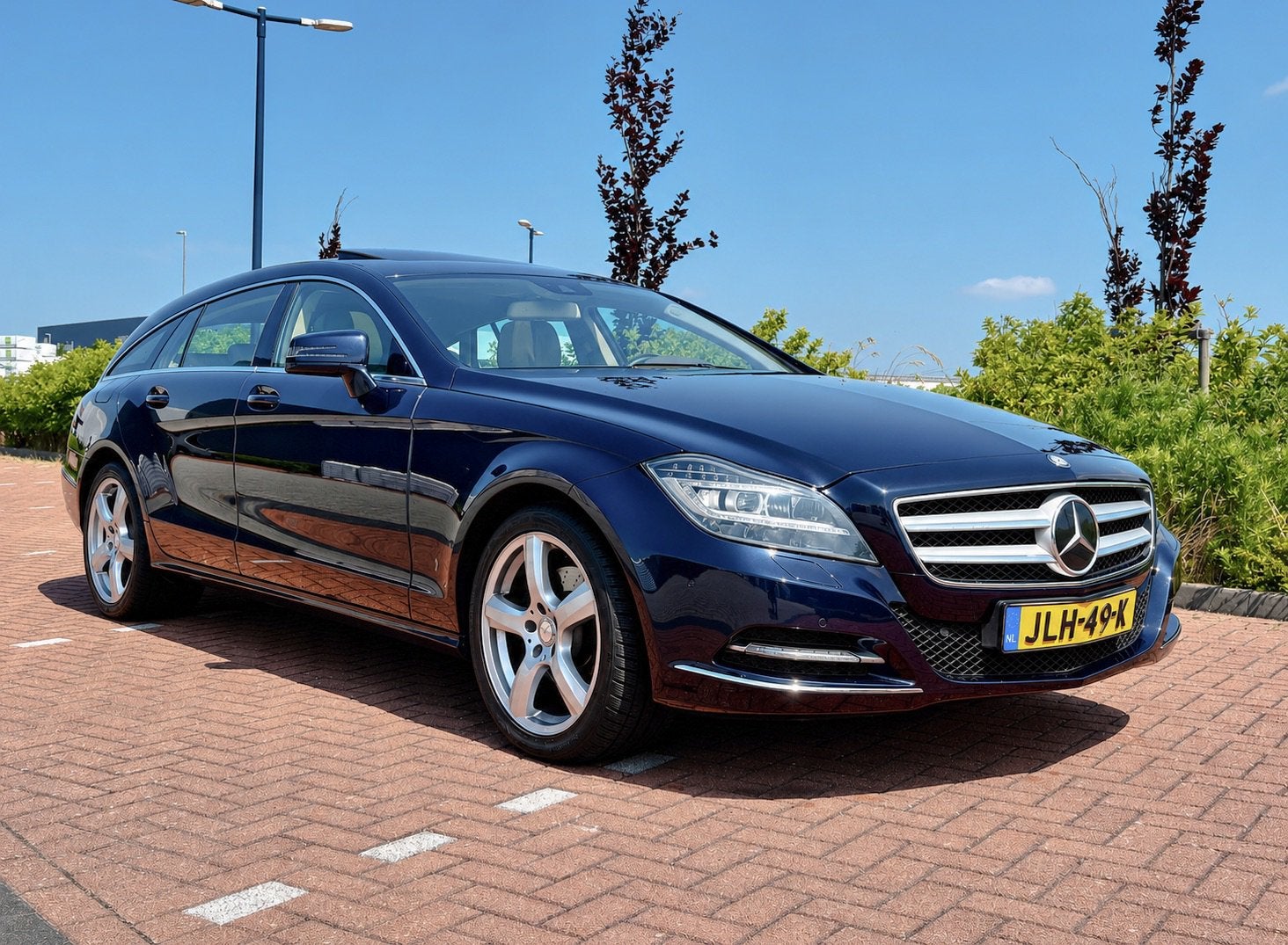 Mercedes-Benz CLS 350 Shooting Brake | 2013 | dealer oh, Auto's, Automaat, Achterwielaandrijving, Beige, Blauw