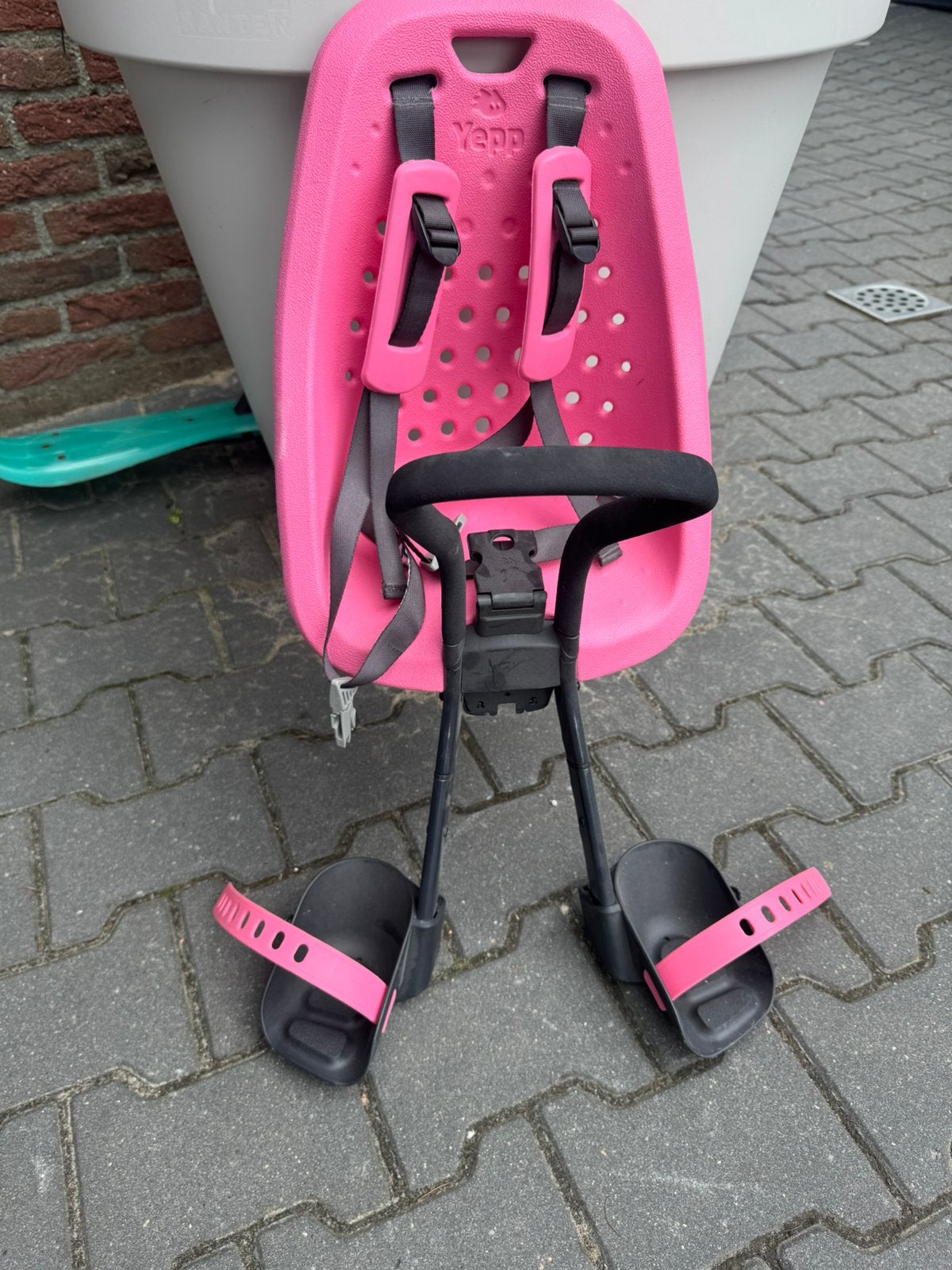 YEPP fietst stoeltje, Ophalen, 0 t/m 18 kg, Voorzitje, Gebruikt