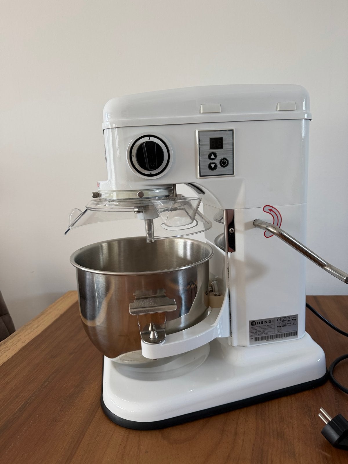 Hendi Heavy Duty Mixer 7 liter - Zo goed als nieuw, 4 liter of meer, Ophalen of Verzenden, Zo goed als nieuw, 3 snelheden of meer