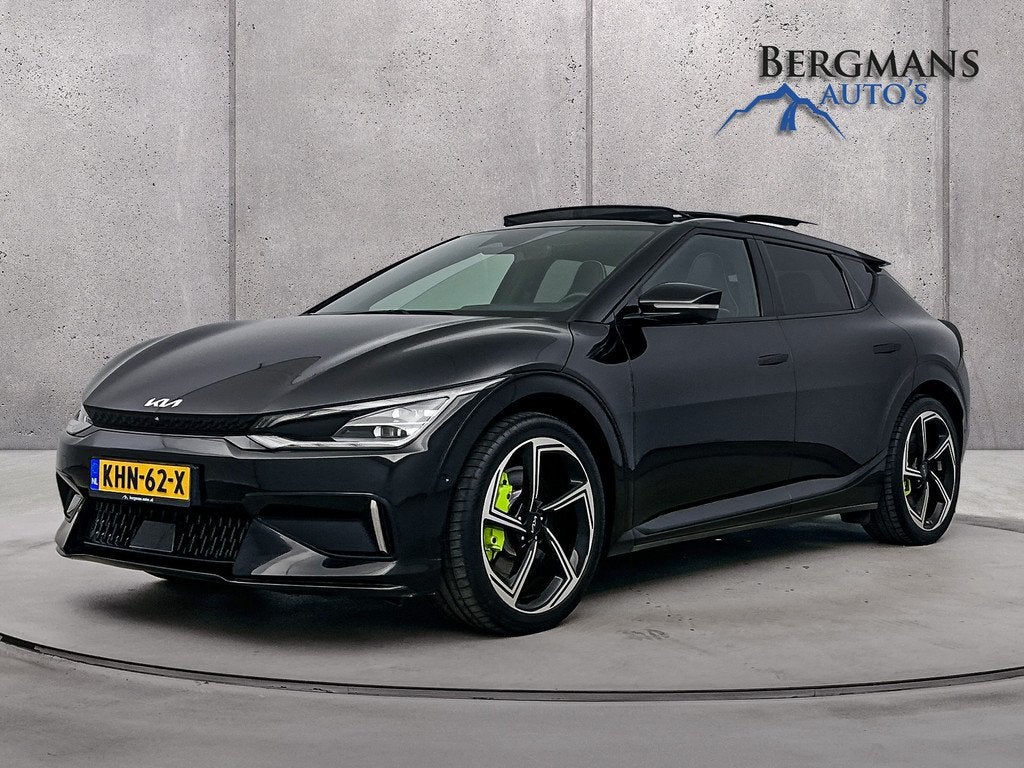 Kia Ev6 GT AWD 77.4 kWh // TREKHAAK // MERIDIAN AUDIO// SCHU, Auto's, Zwart, 74 kWh, Vierwielaandrijving, EV6