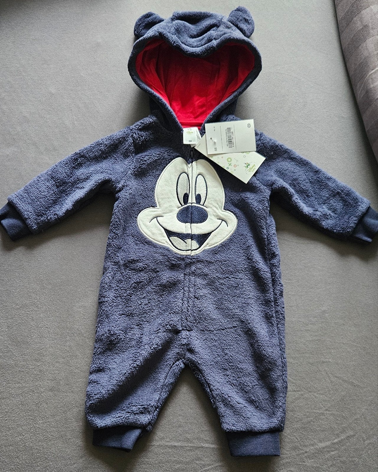 NIEUW Mickey Mouse Jumpsuit Maat 74 met kaartje, Ophalen of Verzenden, Nieuw, Disney, Jongetje of Meisje