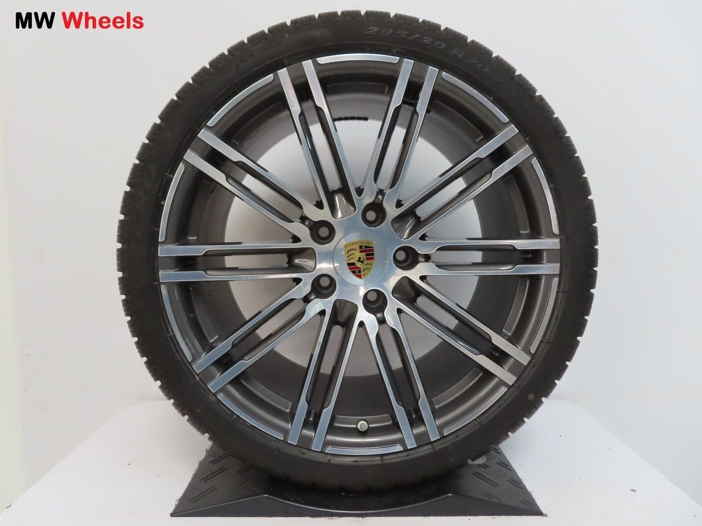 Originele Porsche 911 991 20 inch Turbo velgen winterbanden, -, -, Banden en Velgen, 20 inch