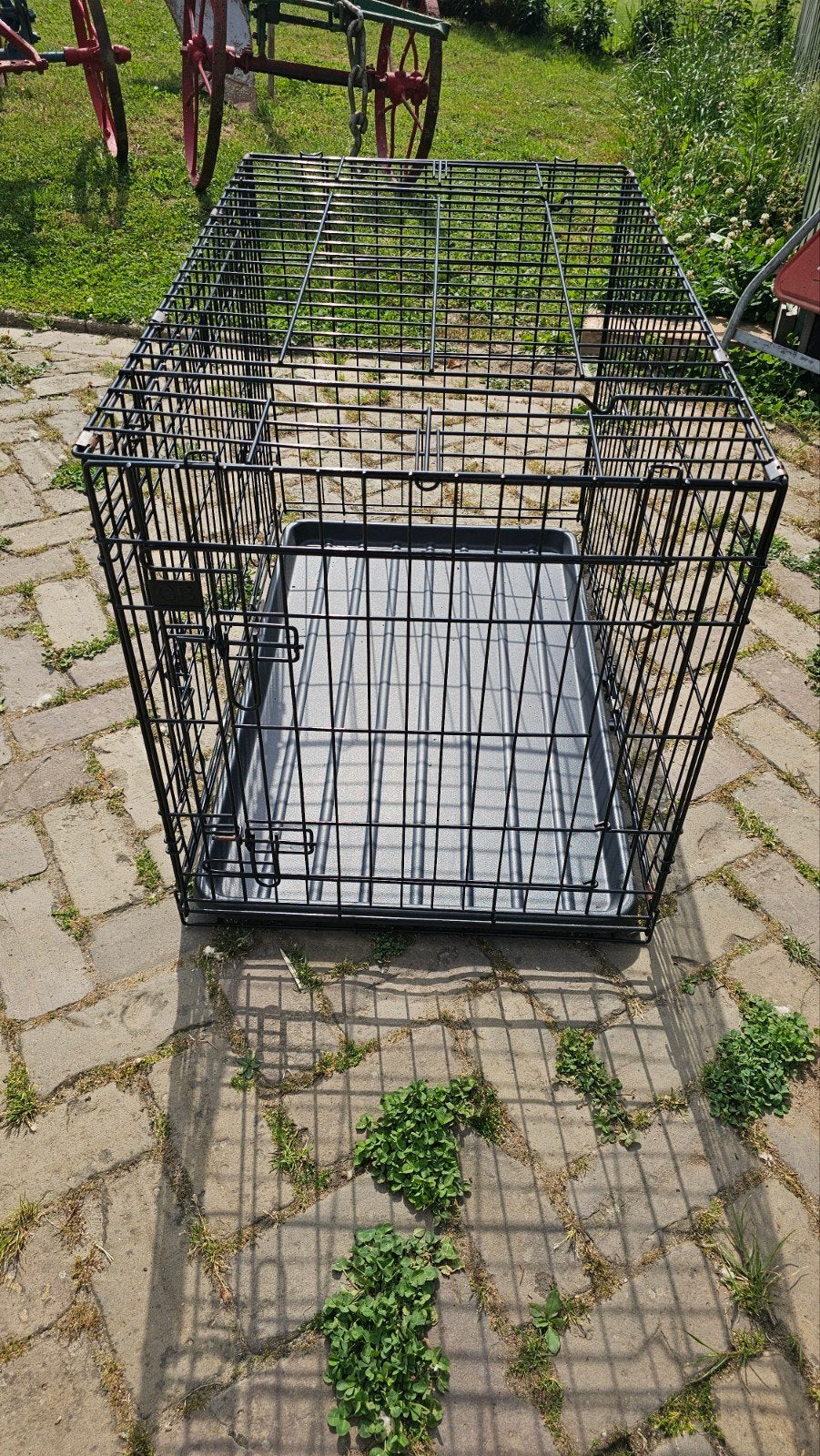 Honden bench zwart 91x57x63, Dieren en Toebehoren, Ophalen