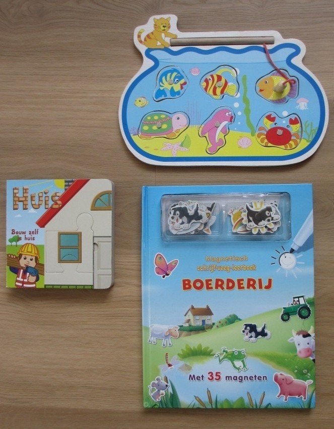 Spelen en leren! : puzzels en boekjes 1,5 - 3 jaar. koopje, Ophalen of Verzenden, Zo goed als nieuw, Knutselen