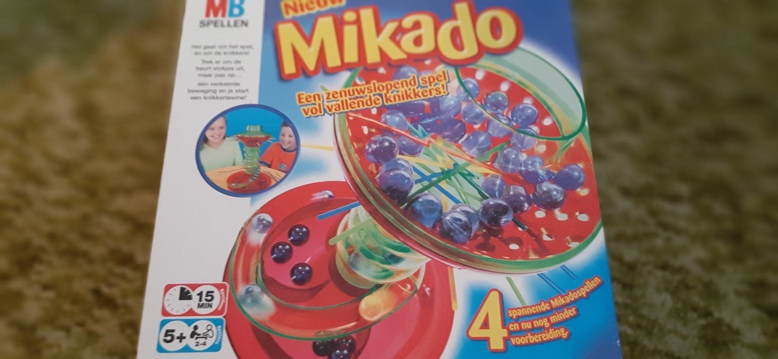 Mikado spel - MB Spellen, Hobby en Vrije tijd, Gezelschapsspellen | Bordspellen, Drie of vier spelers, Ophalen of Verzenden, Gebruikt
