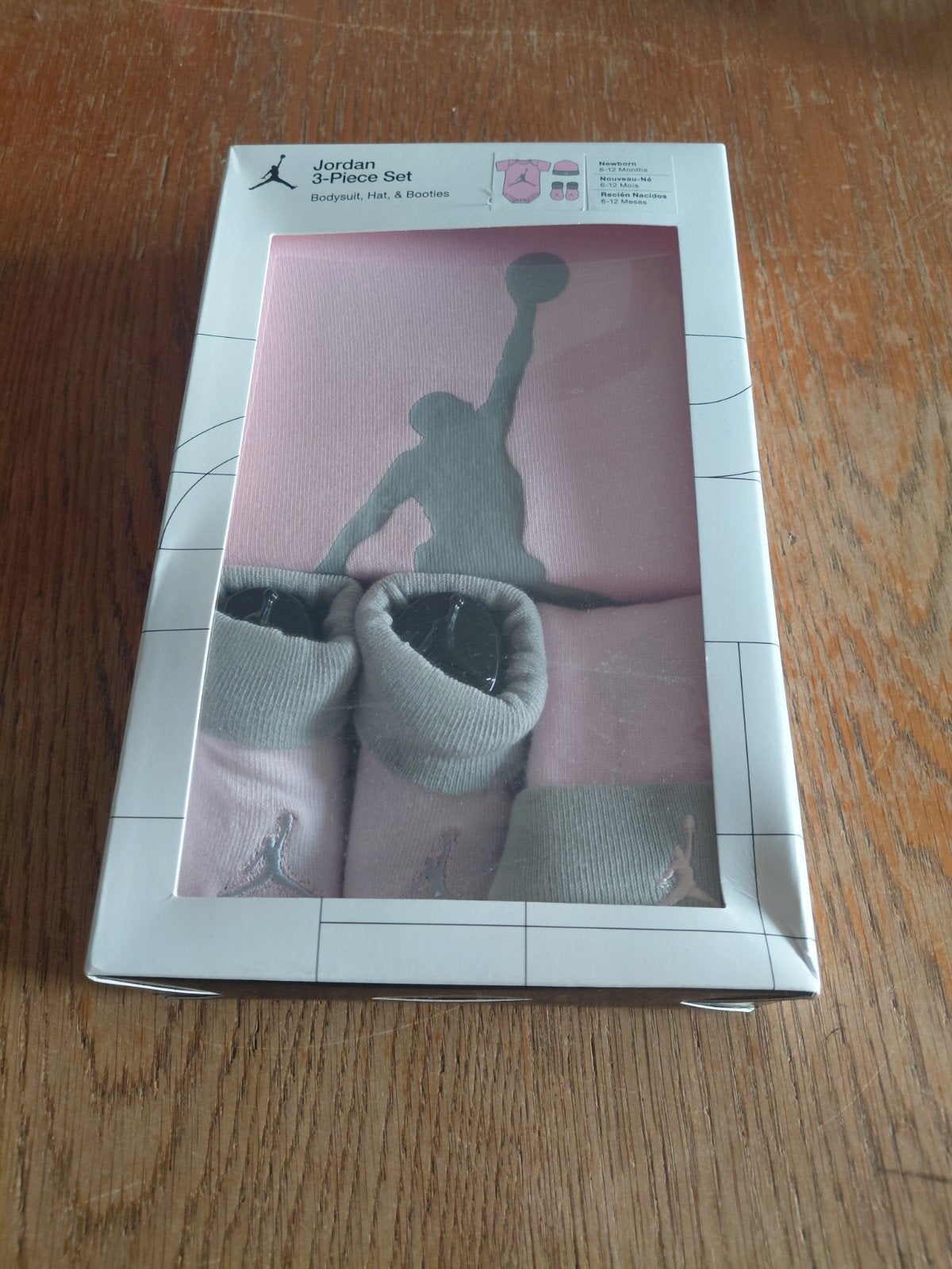 Jordan 3-delige set: romper, muts en slofjes (6-12M), Ophalen of Verzenden, Nieuw, Jordan, Meisje