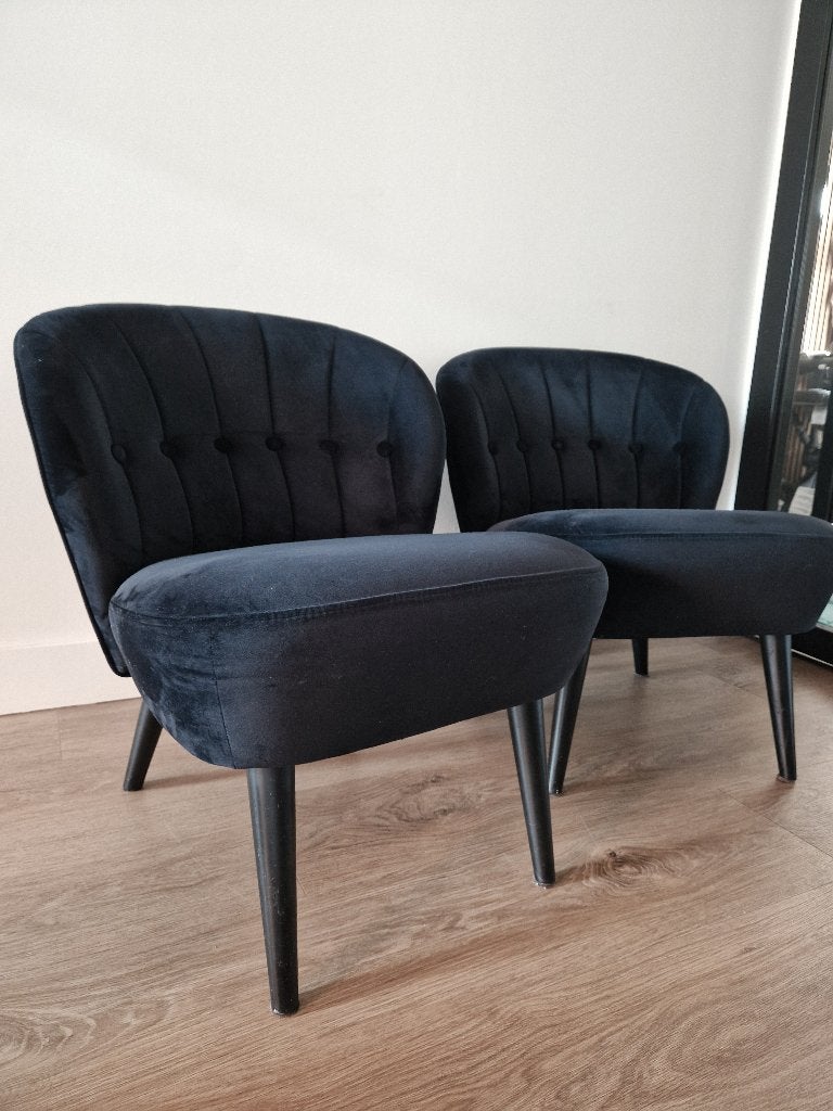 Comodo Lauker fauteuil zwart, Huis en Inrichting, Ophalen, Gebruikt, Twee, Zwart
