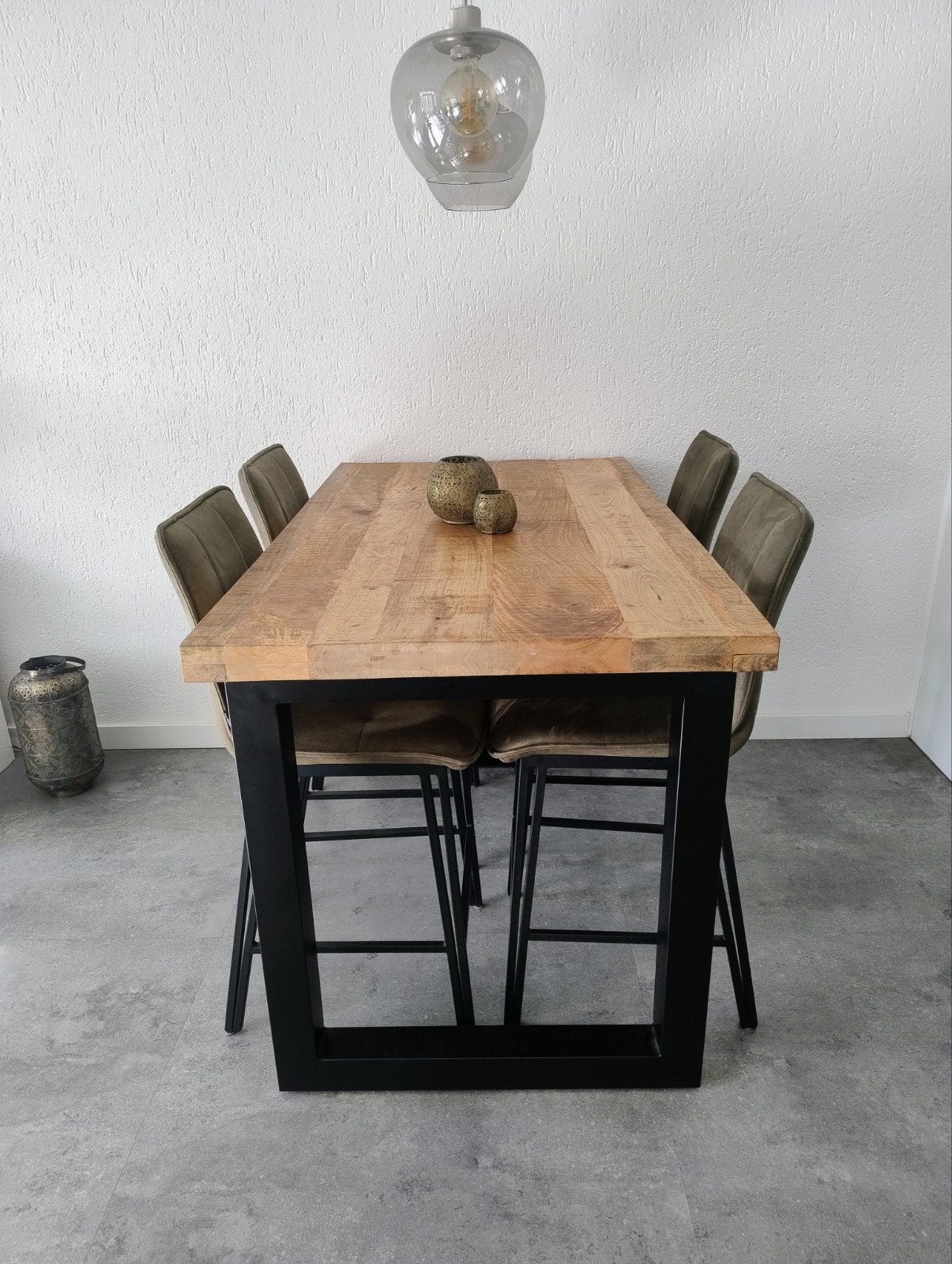 4 (tot 6p) eettafel (De Bommel), Huis en Inrichting, Tafels | Eettafels, Ophalen, 100 tot 150 cm, 50 tot 100 cm, Zo goed als nieuw