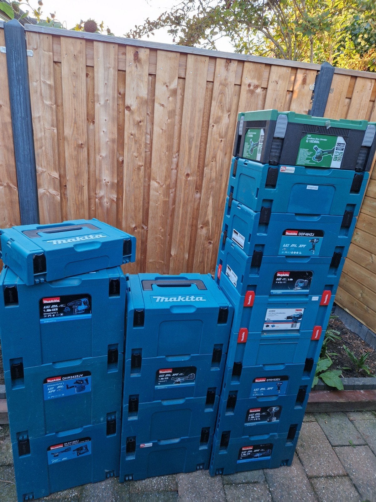 Makita M-box / systainers / kisten (maat 2,3 en 4)), Doe-het-zelf en Verbouw, Doos, Minder dan 35 cm, Ophalen of Verzenden, Zo goed als nieuw