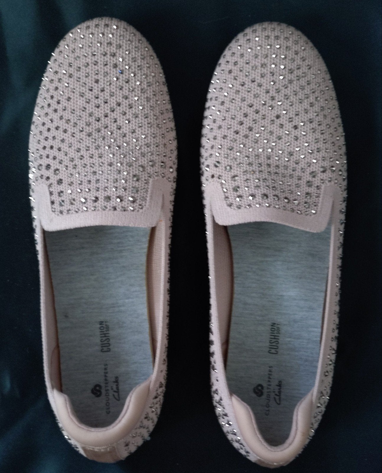 Clarks Cloudsteppers Instappers met Strass - Maat 39, Instappers, Nieuw, Ophalen of Verzenden, Roze