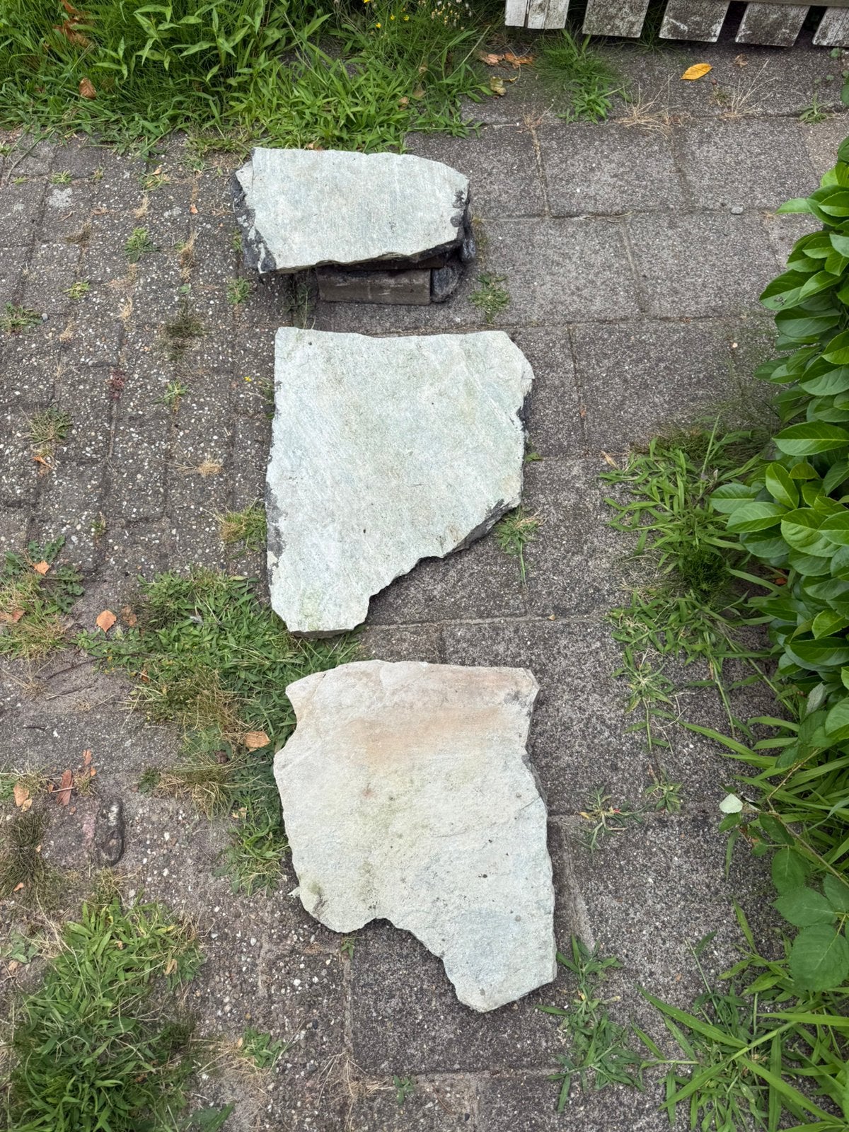 3 flagstone tegels, Tuin en Terras, Vijvers, Ophalen, Gebruikt
