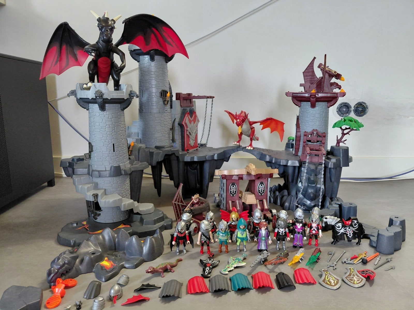 Groot Playmobil ridder kasteel, Kinderen en Baby's, Speelgoed | Playmobil, Ophalen of Verzenden, Gebruikt, Kasteel/Fort