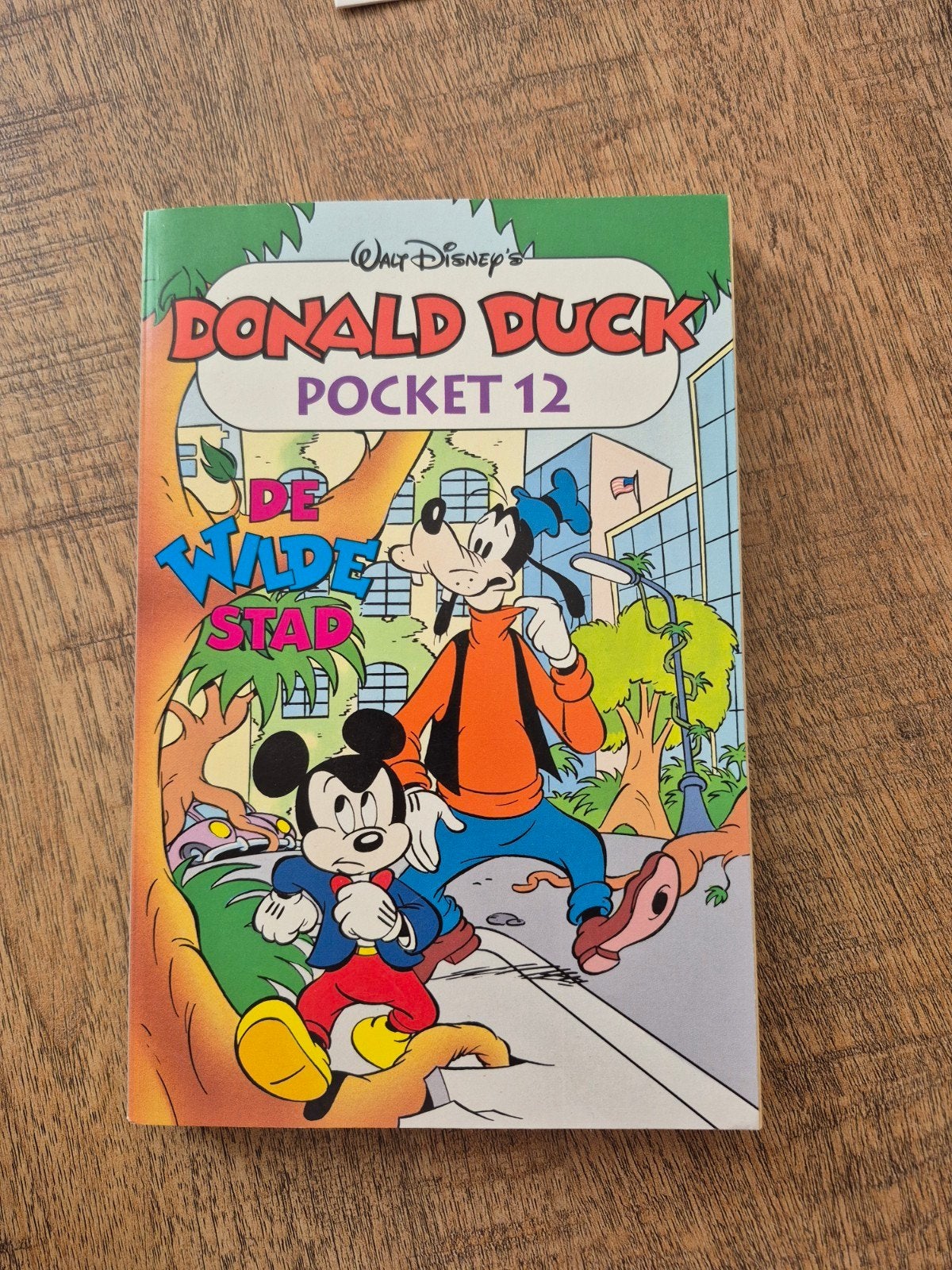 Donald Duck Pocket 12 - De Wilde Stad, Eén stripboek, Ophalen of Verzenden, Gelezen, Walt Disney