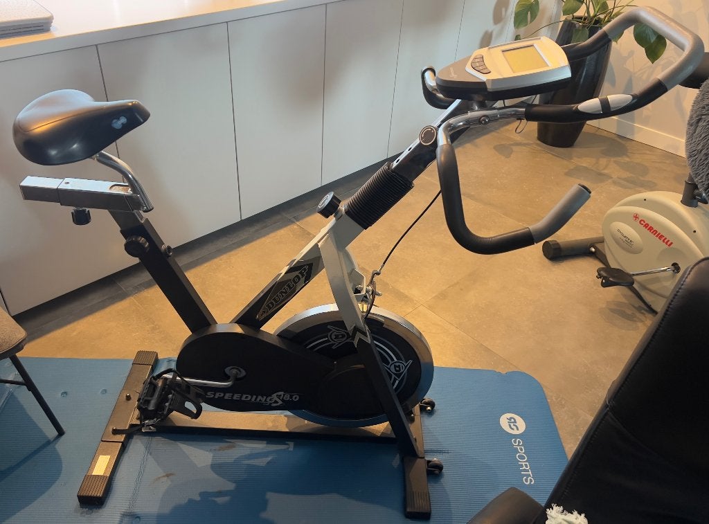 Dunlop speeding S18.0 spinningfiets – hometrainer – gebruikt, Ophalen, Gebruikt, Hometrainer