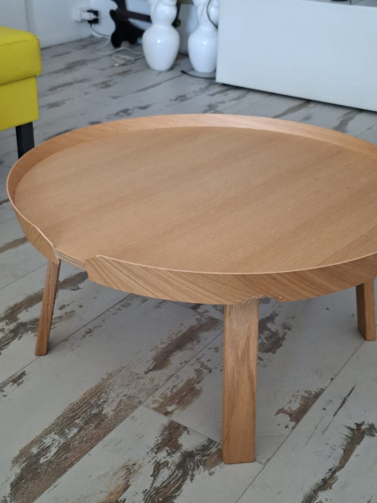Muuto around koffietafel, Huis en Inrichting, 50 – 75, Gebruikt, 50 tot 100 cm, Ophalen of Verzenden