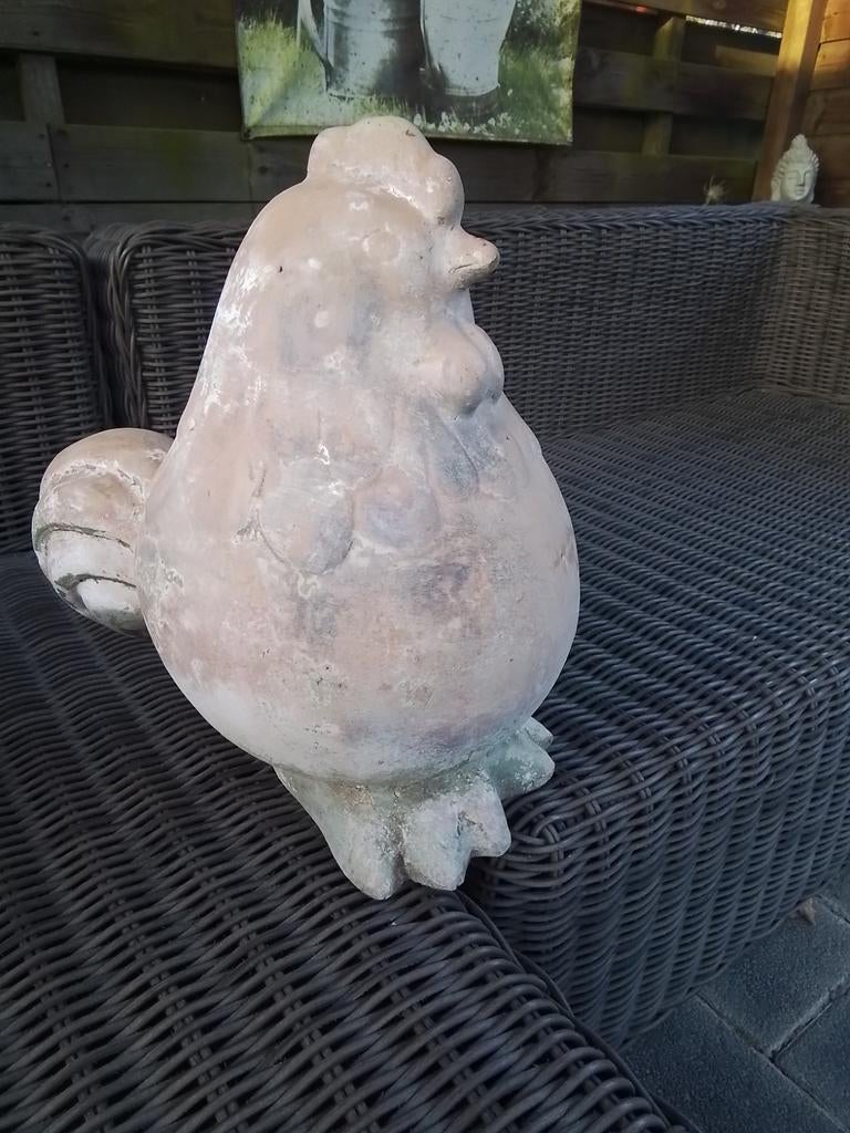 Kip van Holbeton - Tuinbeeld, Tuin en Terras, Ophalen of Verzenden, Gebruikt, Beton, Dierenbeeld