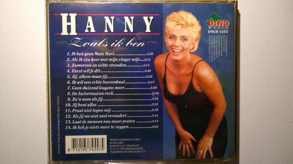 Hanny - Zoals Ik Ben, Ophalen of Verzenden, Zo goed als nieuw, Levenslied of Smartlap