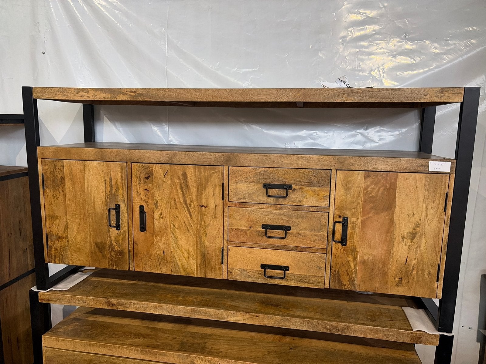 Dressoir mangohout 175x90x45 - Laatste stuk!, Ophalen, Nieuw