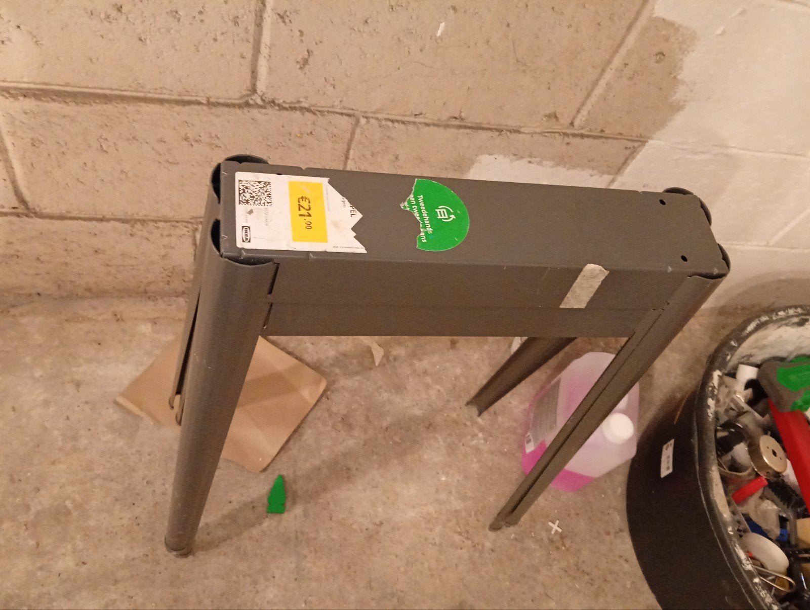 Ikea plantenbak/bloembak op poten, Ophalen, Gebruikt, Minder dan 60 cm, Rechthoekig