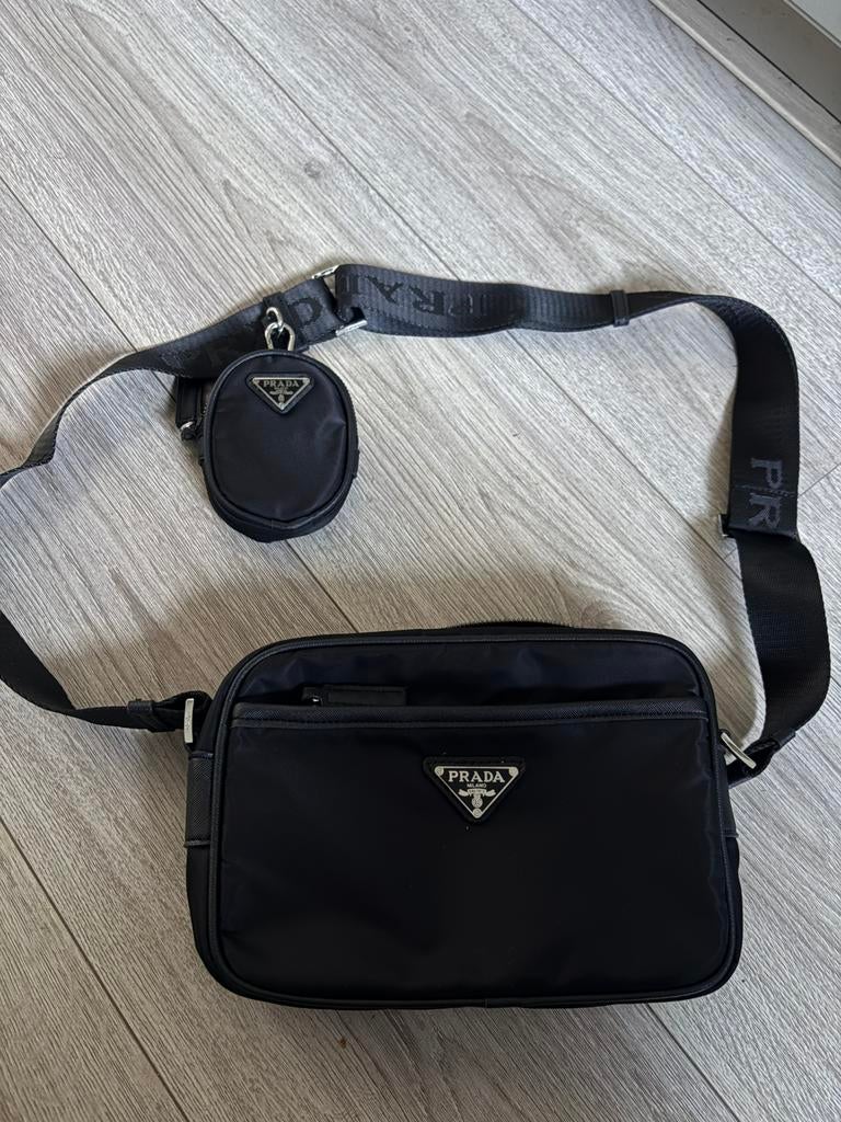Prada tas, Ophalen of Verzenden, Zo goed als nieuw, Zwart