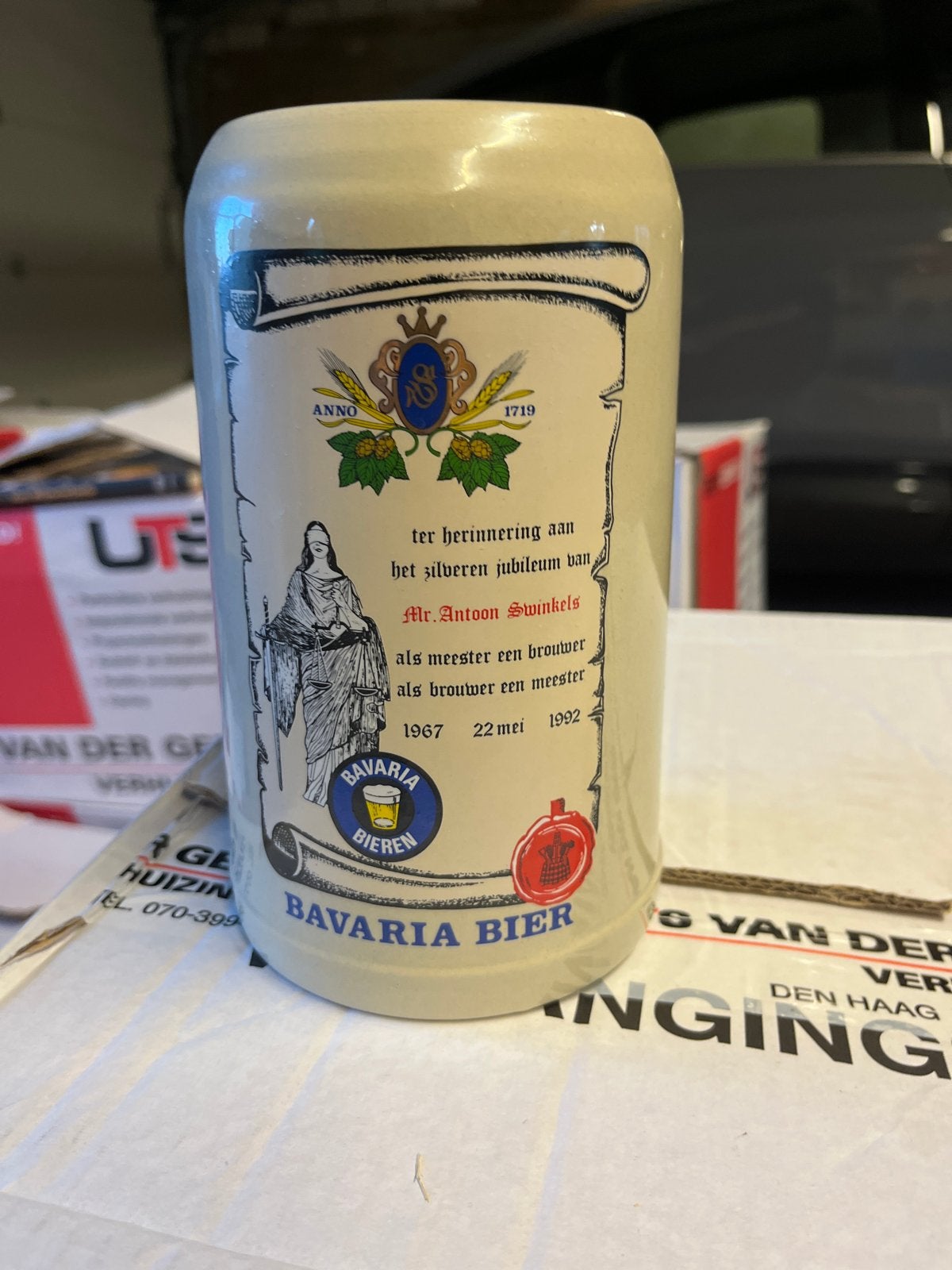 Bavaria Bierpul - Zilveren Jubileum Antoon Swinkels, Ophalen of Verzenden