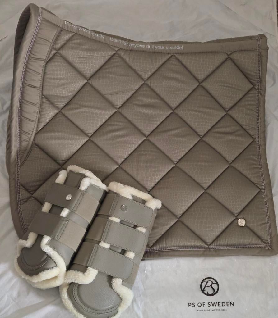 Ps of Sweden Mamba Dressuur Set, Dekje + Boots - Latte, Full, Ophalen of Verzenden, Zo goed als nieuw