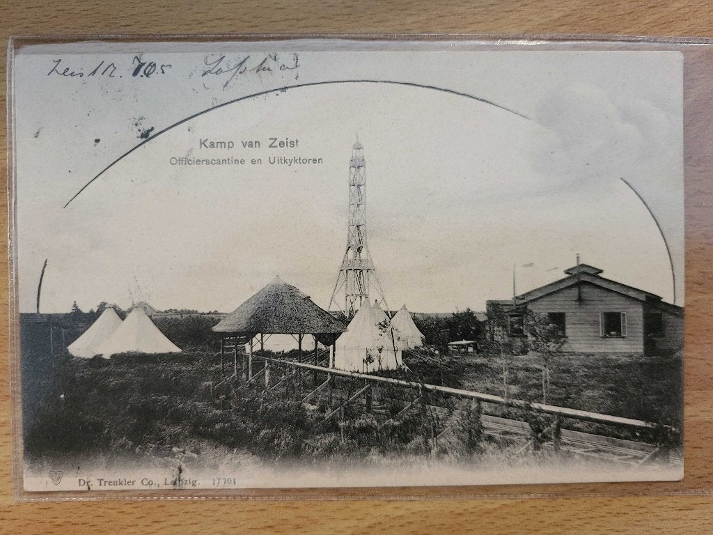 ansicht ZEIST Kazerne Kamp uitkijktoren 1905, Ophalen, Voor 1920, Utrecht