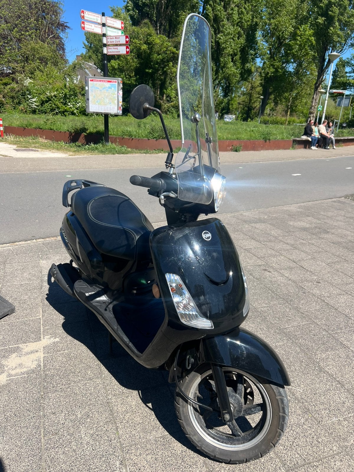 Sym Fiddle Frame met kenteken 2014 25km, Fietsen en Brommers, Scooters | SYM, Zo goed als nieuw, Fiddle, Benzine, Ophalen of Verzenden