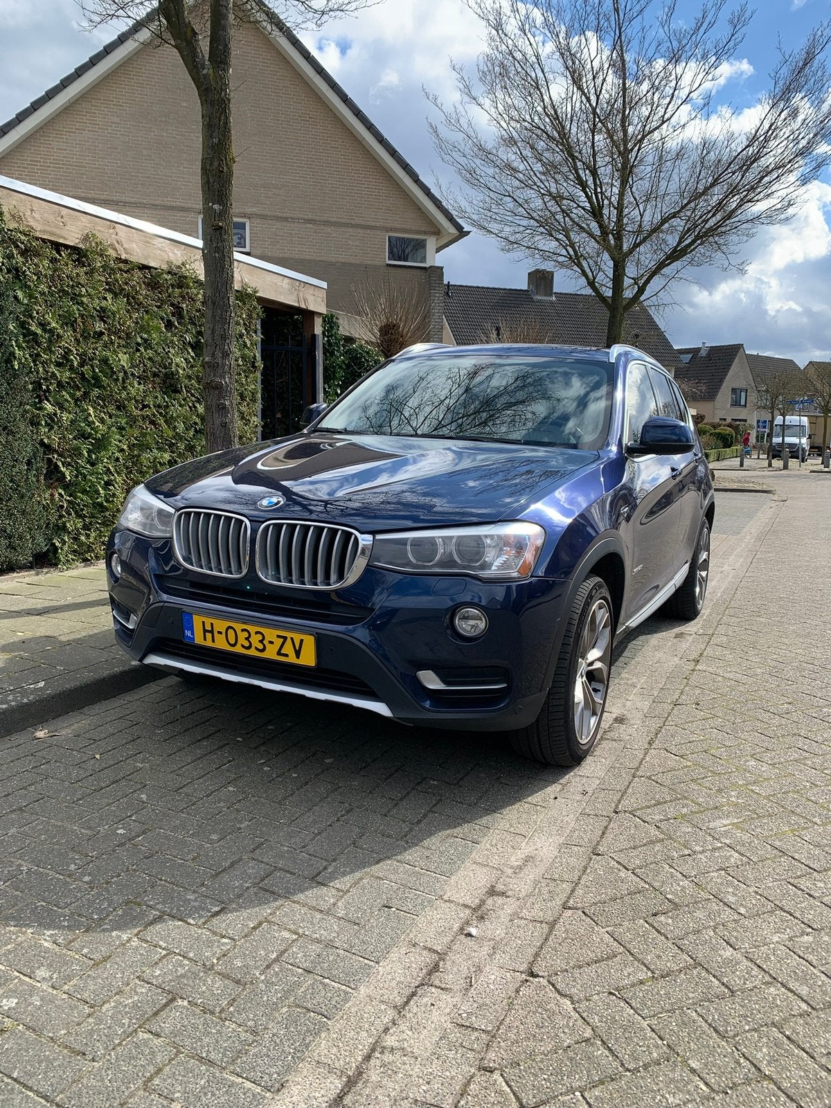 BMW X3, 4WD, Pano, full options perfecte staat, Auto's, Automaat, Blauw, Leder, Vierwielaandrijving