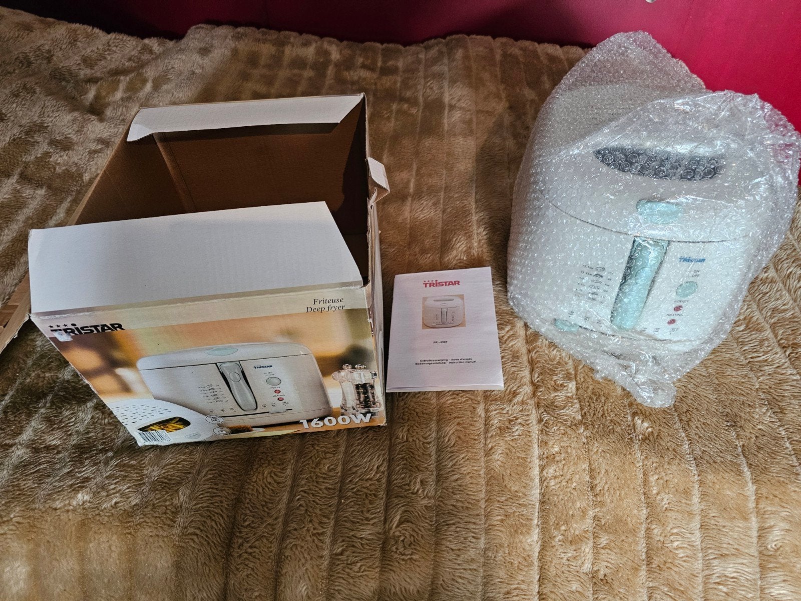 Tristar FR-6907 Frituurpan 1600W - nieuw, 2 tot 3 liter, Ophalen, Nieuw, Uitneembare binnenpan