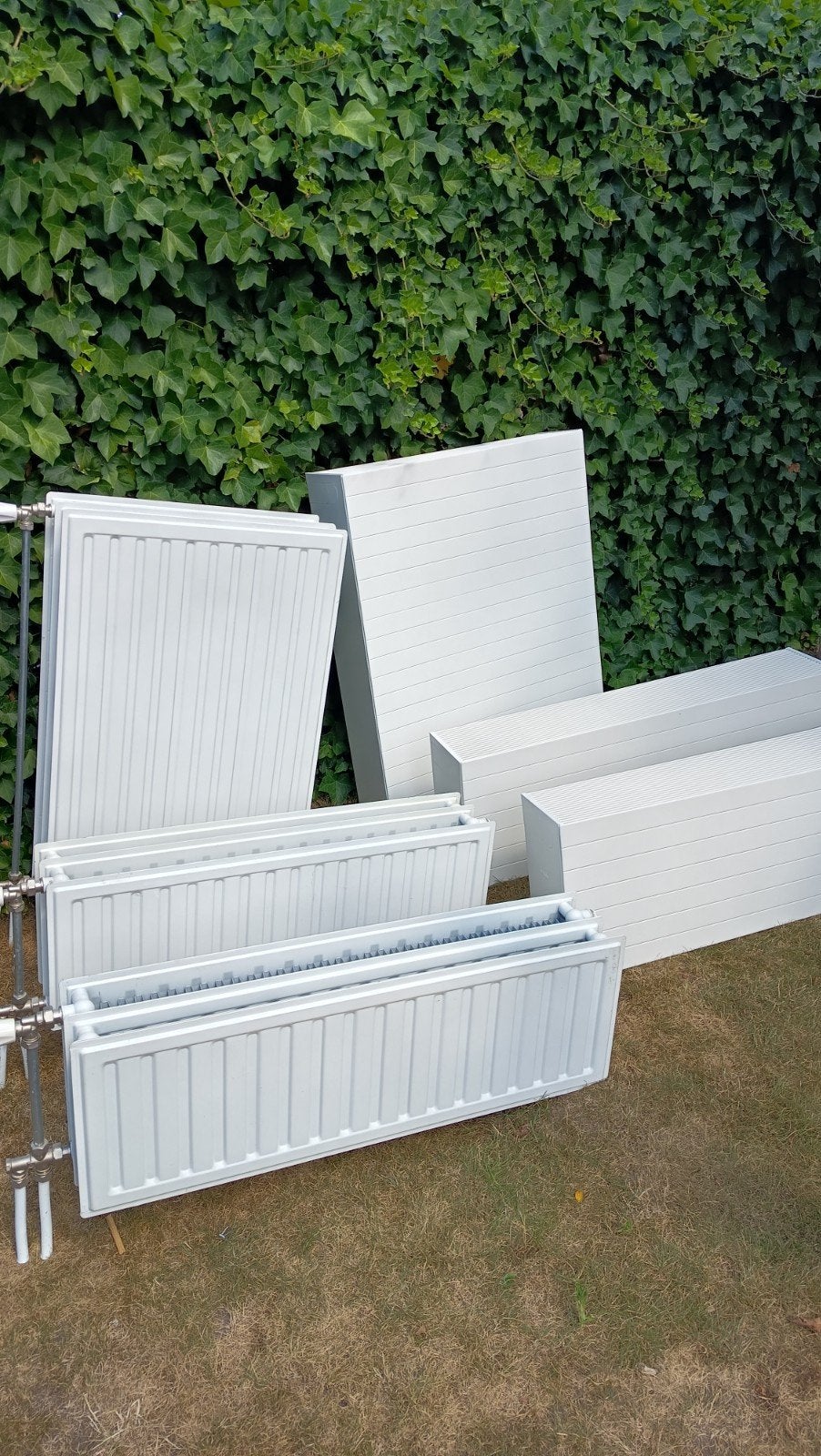 3 radiatoren incl ombouw- Zo goed als nieuw, Doe-het-zelf en Verbouw, Ophalen, 30 tot 80 cm, Radiator, Zo goed als nieuw