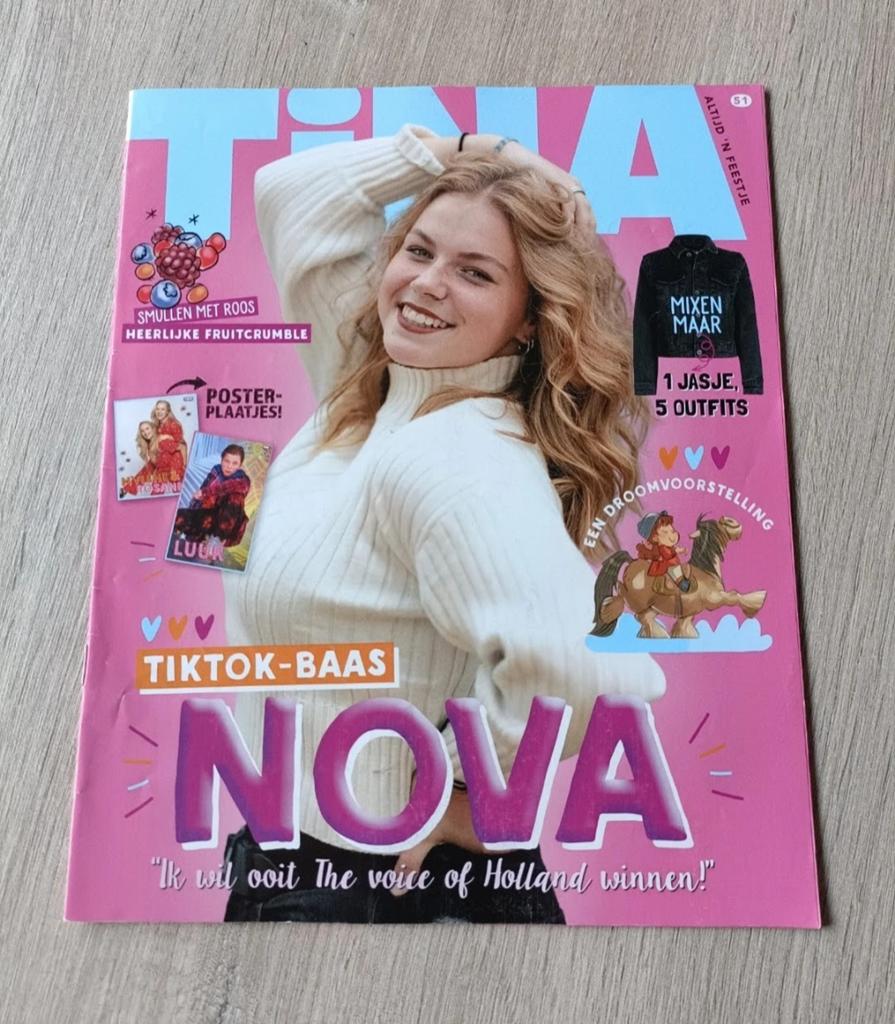Tina Magazine - TikTok-baas Nova - Editie 51, Verzenden, Zo goed als nieuw, Damesbladen