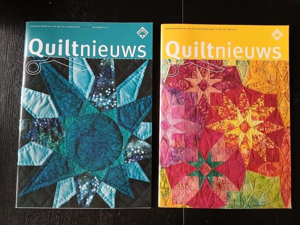 Quiltnieuws nr 108 juni en 110 december 2011, Ophalen of Verzenden, Zo goed als nieuw, Overige typen