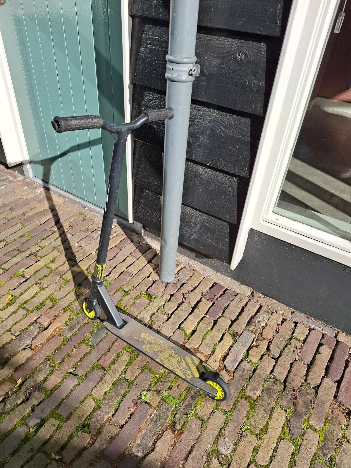 Stuntstep met drakenontwerp - Gebruikt, Ophalen, Gebruikt, Gewone step, Onbekend