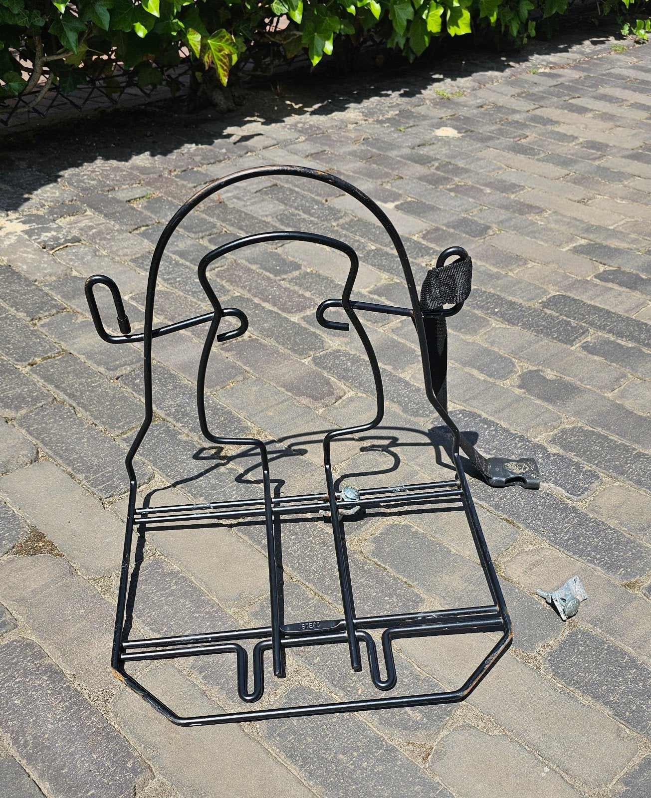 fietsrek voor schooltas, Ophalen, Gebruikt