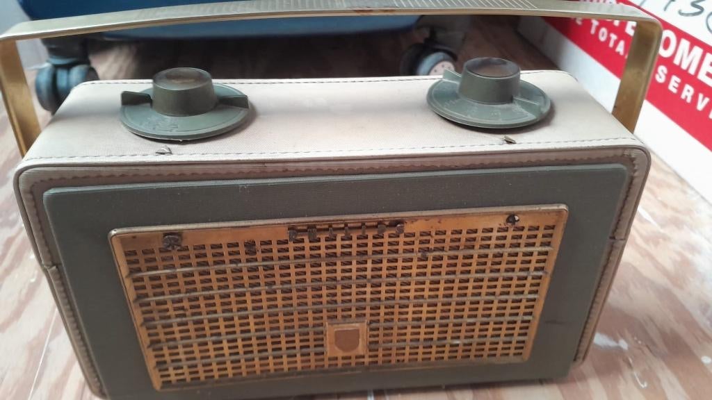 philips radio jaren 50 of 60, Ophalen of Verzenden, Gebruikt, Radio