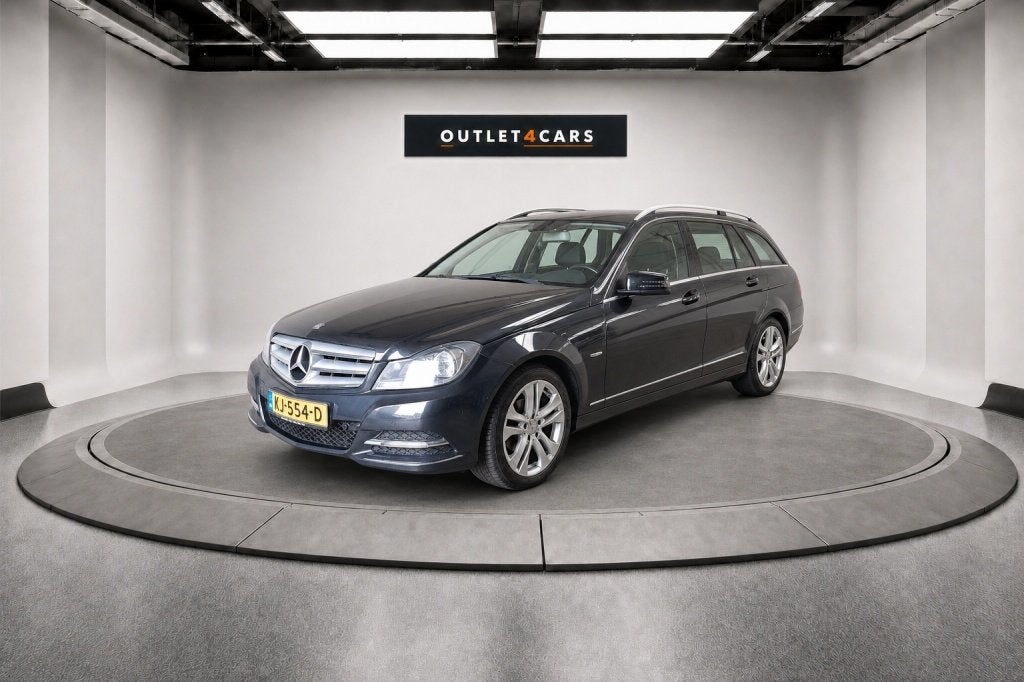 Mercedes-Benz C-Klasse Estate 200 CDI BnsCl. Avg. (bj 2012), Automaat, Euro 5, 4 cilinders, Zwart
