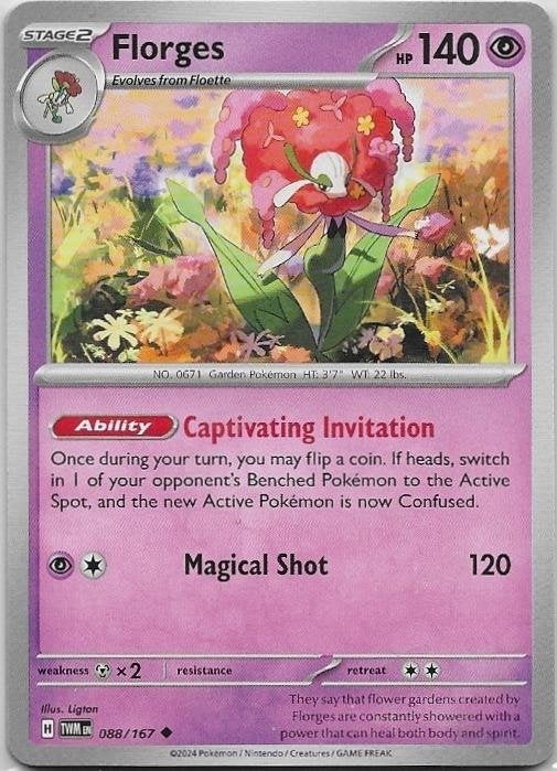Twilight Masquerade,  Florges [uncommon] 88/167, Verzenden, Nieuw, Losse kaart