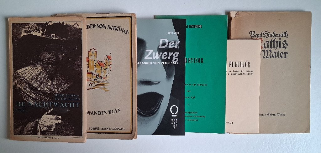 Libretti van enkele minder gangbare opera’s, Ophalen of Verzenden, Gelezen, Artiest