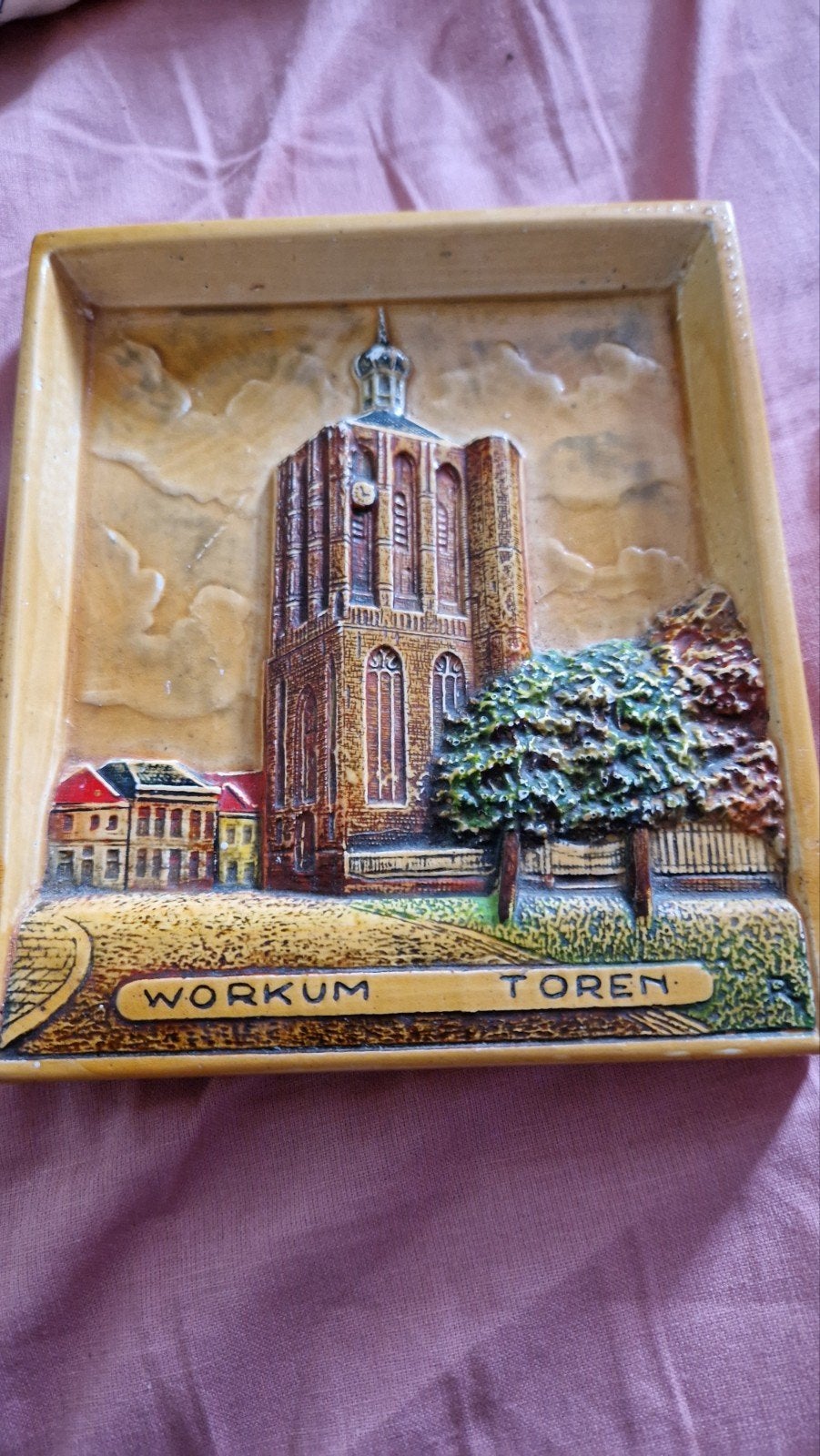 Workum Toren reliëf wanddecoratie, Ophalen of Verzenden, Gebruikt, Overige typen