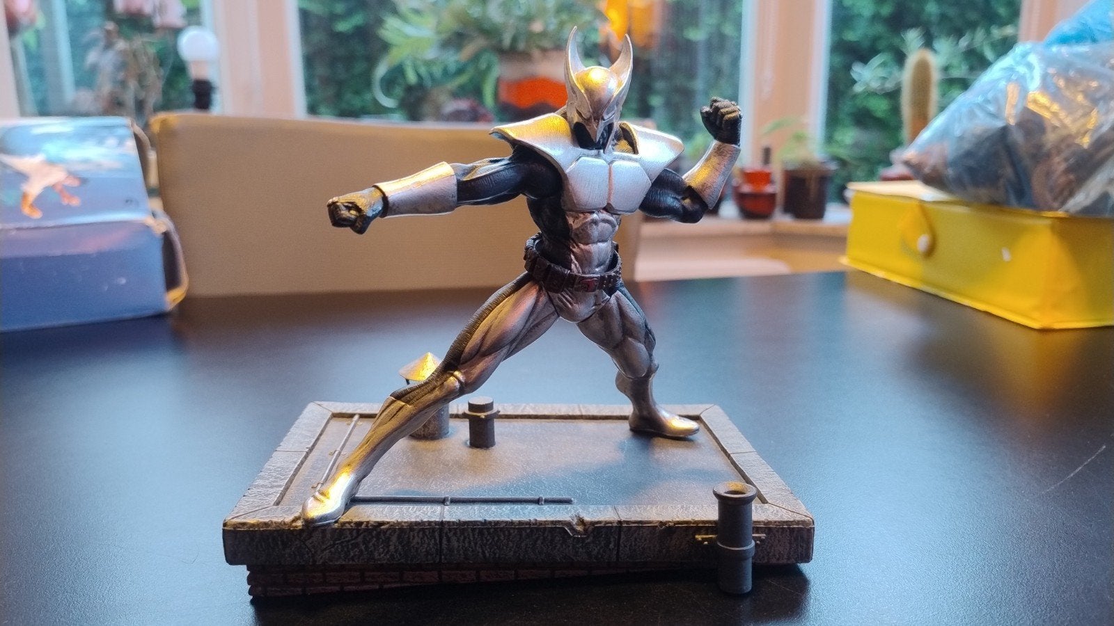 shadowhawk mcfarlane figuur Batman like rare, Ophalen of Verzenden, 1:50 of kleiner