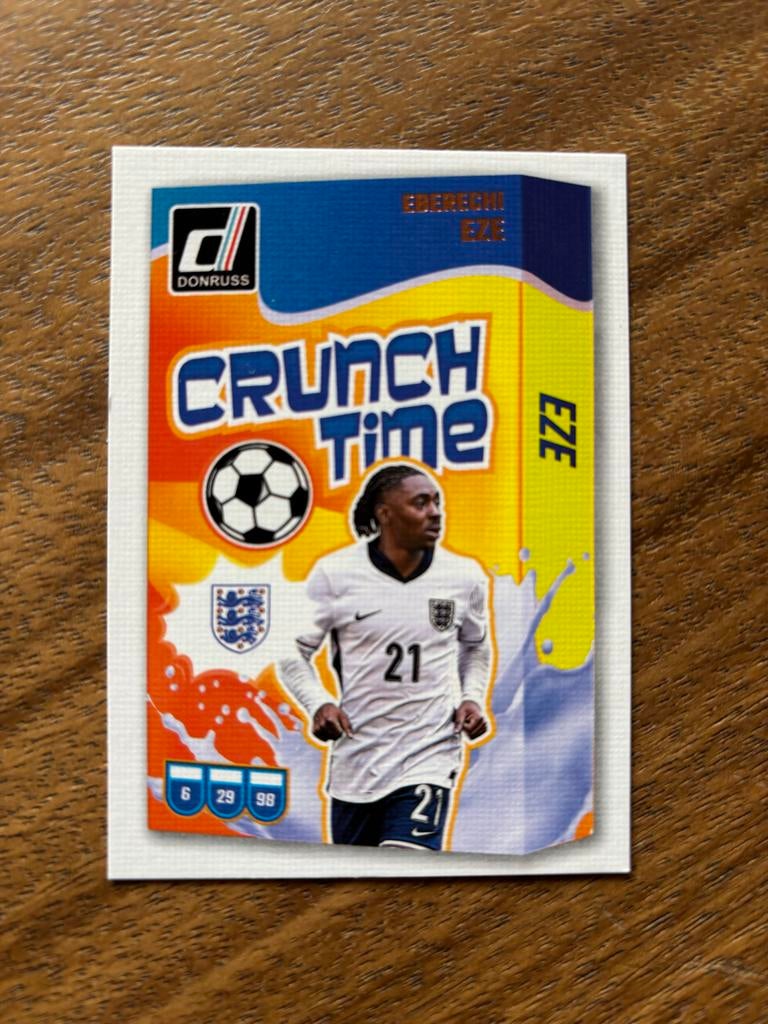 Eberechi Eze Crunch Time Voetbalkaart - Donruss Soccer, Ophalen of Verzenden, Nieuw, Plaatje