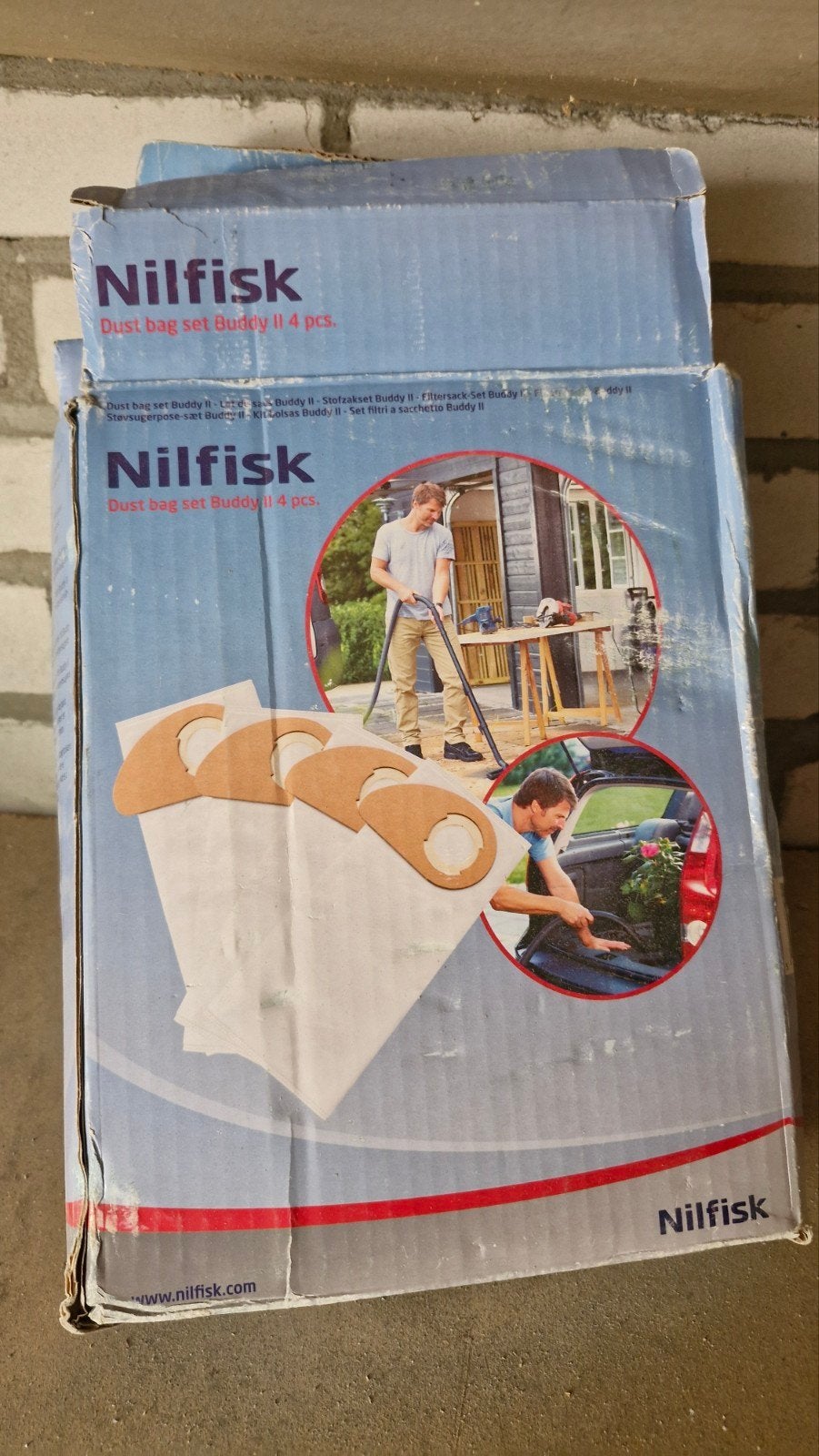 Nilfisk stofzakken Buddy II (2x4 stuks), Stofzak, Overige typen, Nieuw, Ophalen of Verzenden
