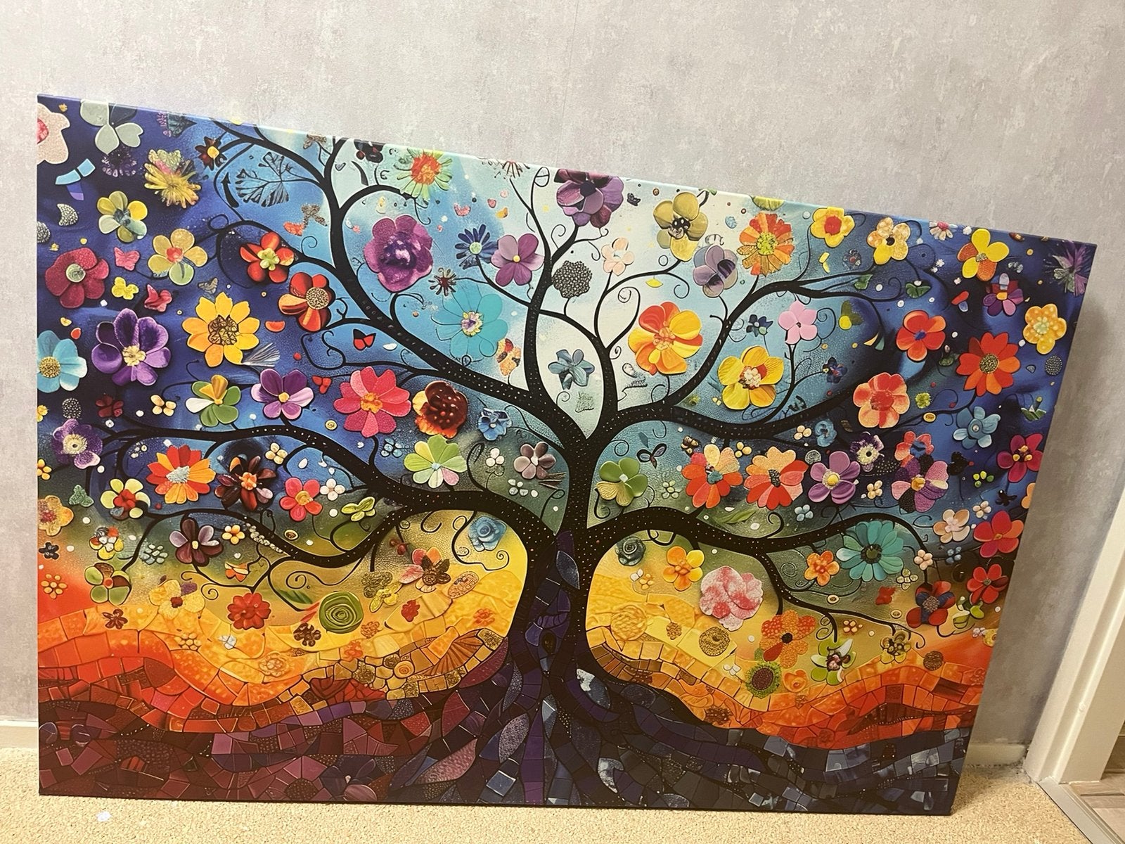 Canvas schilderij, Ophalen