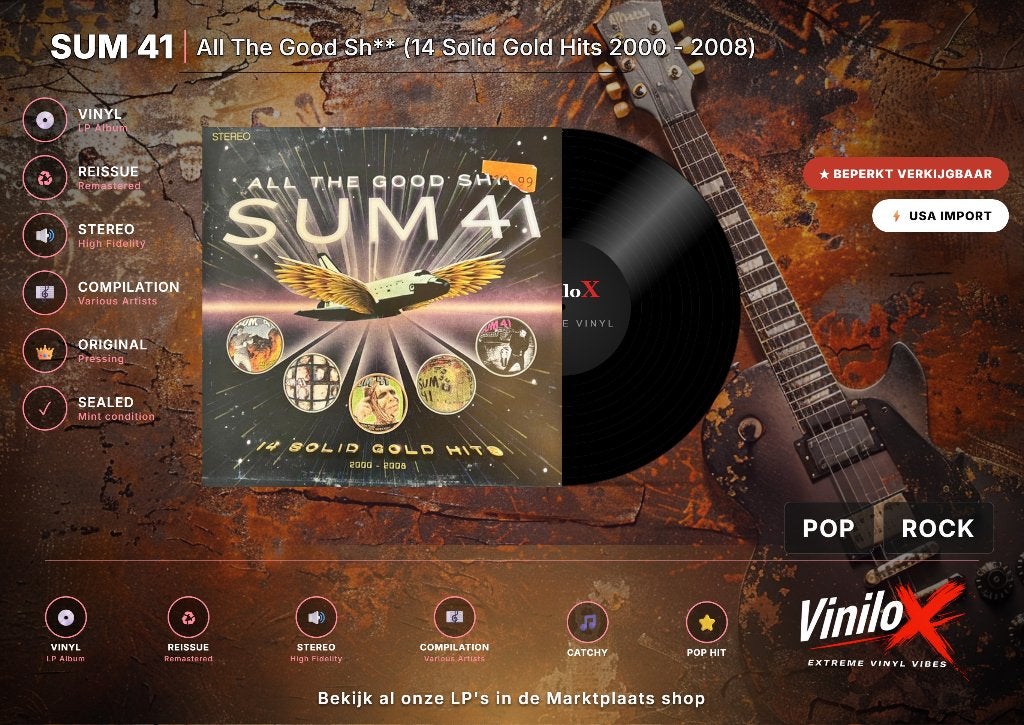 Sum 41 – All The Good Sh** (14 Solid Gold Hits 2000 - 2008), LP, Ophalen of Verzenden, 12 inch, Nieuw in verpakking